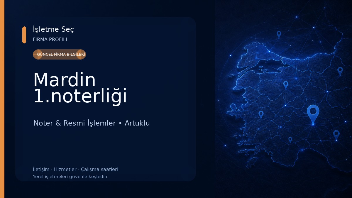 Mardin 1.noterliği