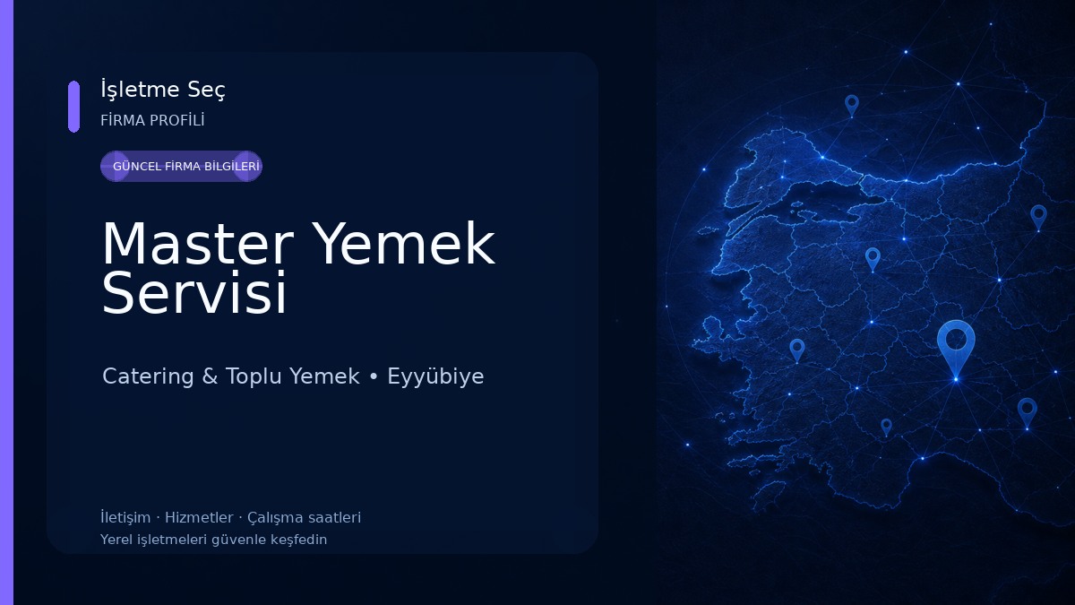 Master Yemek Servisi Catering & Toplu Yemek