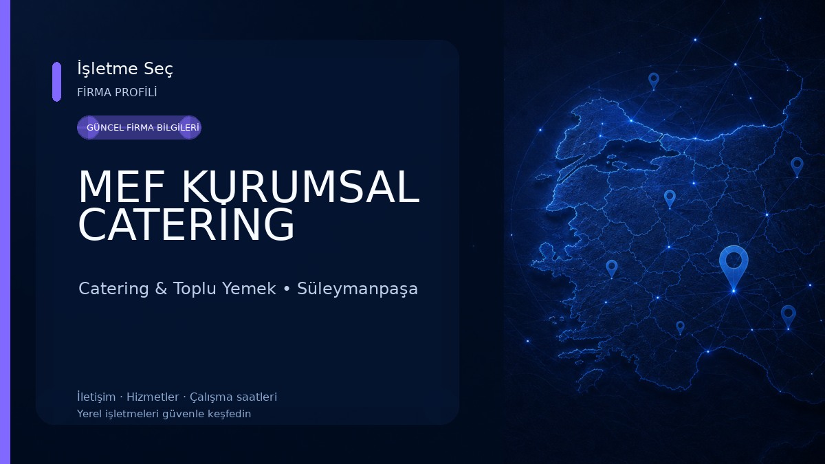 MEF KURUMSAL CATERİNG