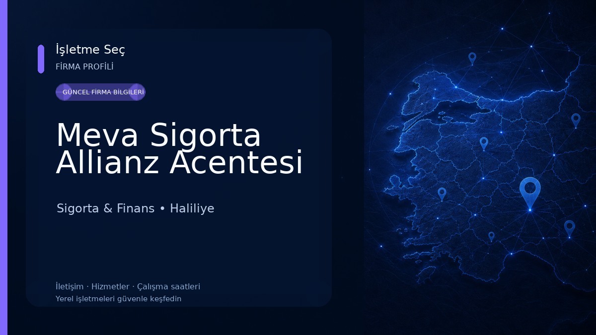 Meva Sigorta Allianz Acentesi Sigorta & Finans