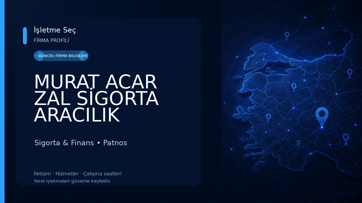 MURAT ACAR ZAL SİGORTA ARACILIK HİZMETLERİ Sigorta & Finans