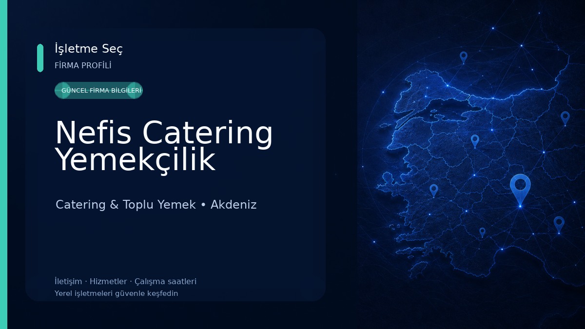 Nefis Catering Yemekçilik Catering & Toplu Yemek