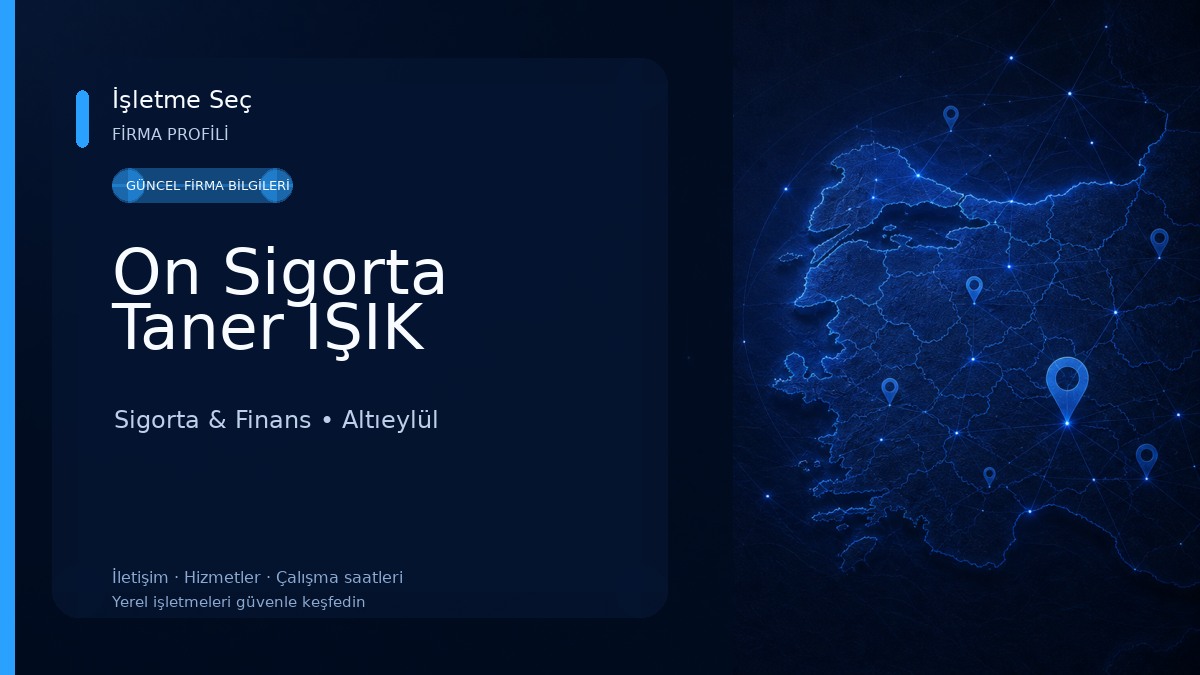 On Sigorta Taner IŞIK Sigorta & Finans