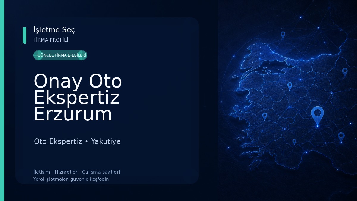 Onay Oto Ekspertiz Erzurum Oto Ekspertiz
