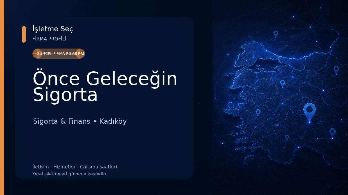 Önce Geleceğin Sigorta Sigorta & Finans