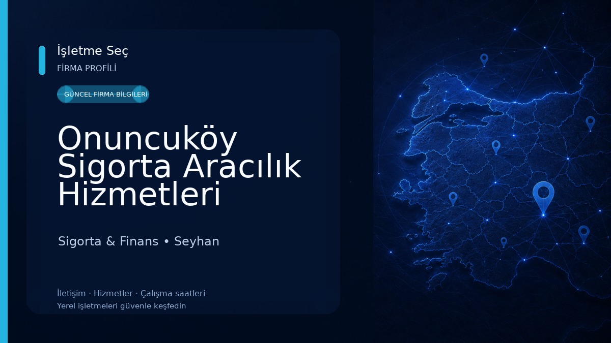 Onuncuköy Sigorta Aracılık Hizmetleri Limited Şirketi Sigorta & Finans