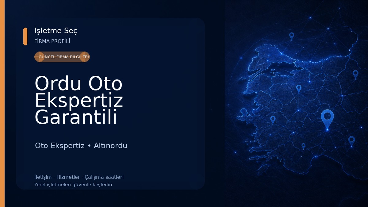 Ordu Oto Ekspertiz Garantili Arabam Oto Ekspertiz