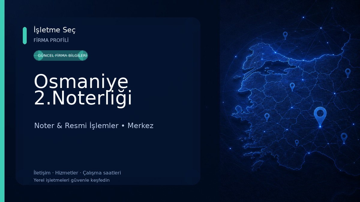 Osmaniye 2.Noterliği 