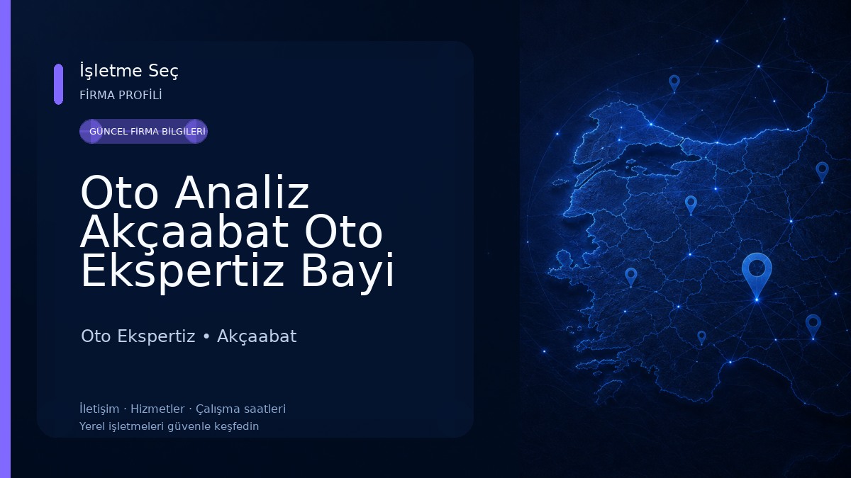 Oto Analiz Akçaabat Oto Ekspertiz Bayi Oto Ekspertiz
