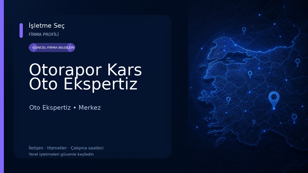 Otorapor Kars Oto Ekspertiz Oto Ekspertiz
