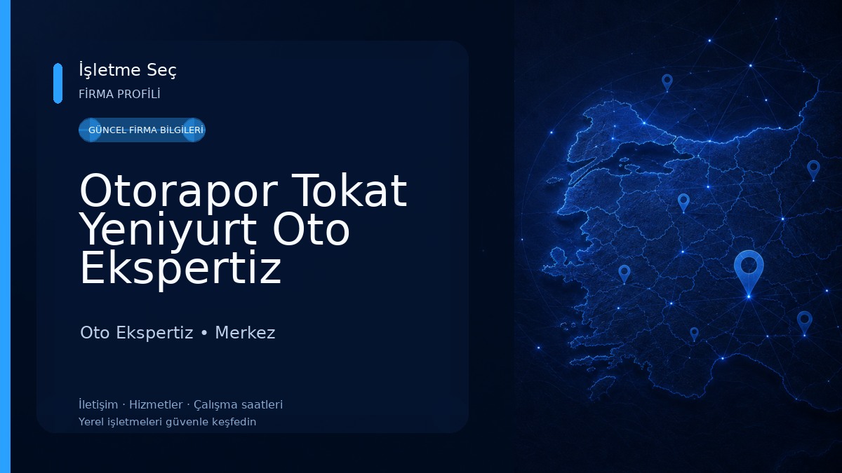 Otorapor Tokat Yeniyurt Oto Ekspertiz 