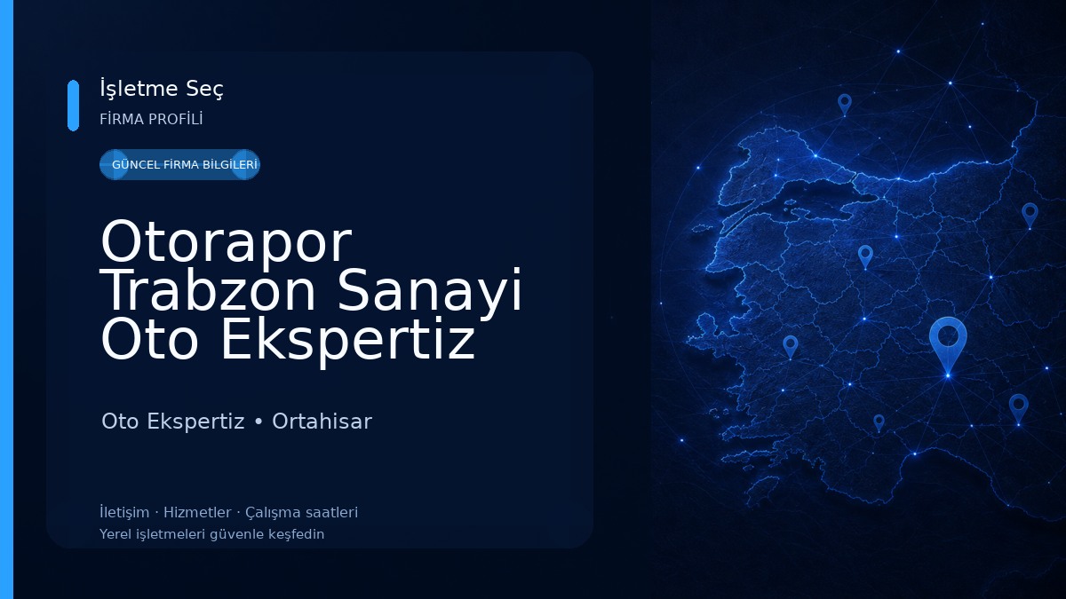 Otorapor Trabzon Sanayi Oto Ekspertiz 