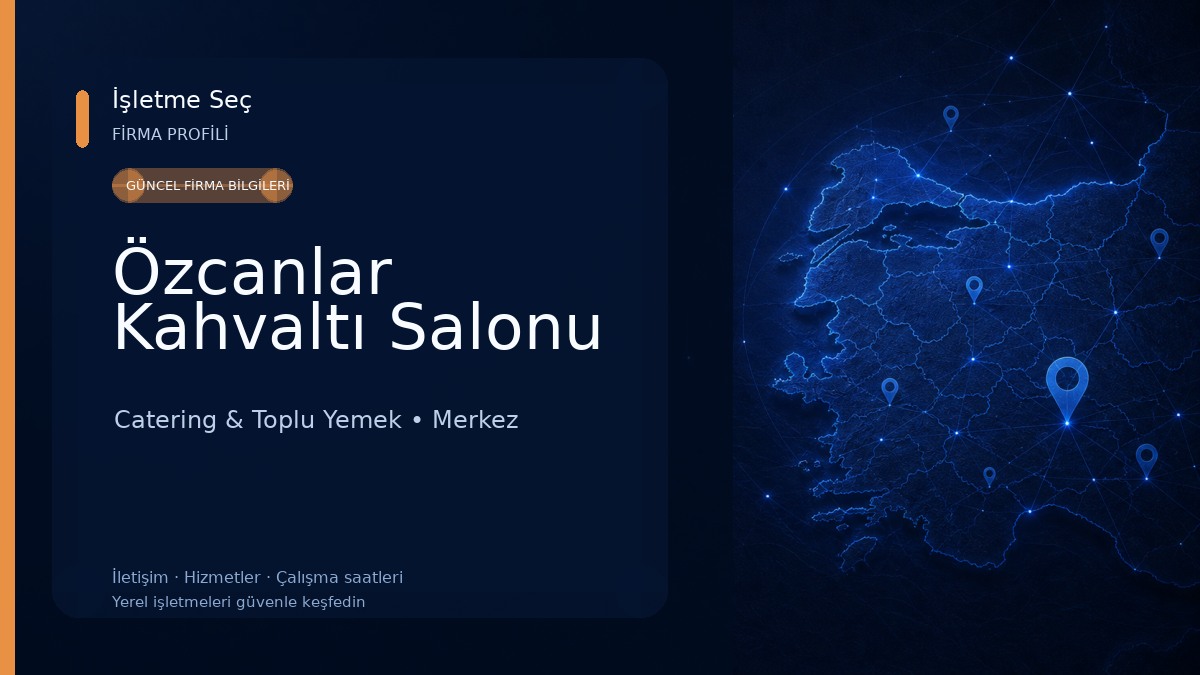 Özcanlar Kahvaltı Salonu 