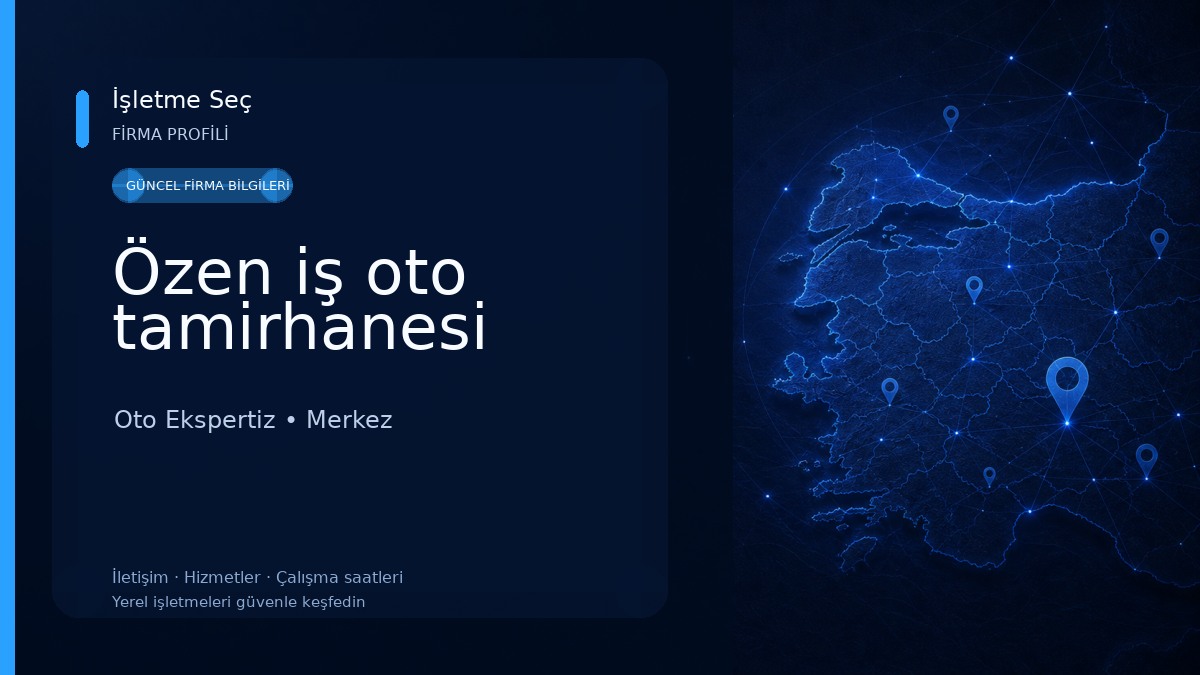 Özen iş oto tamirhanesi