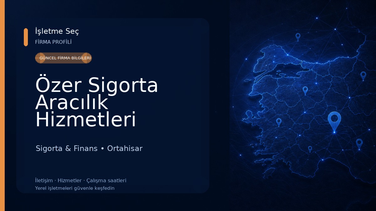 Özer Sigorta Aracılık Hizmetleri Trabzon - 7/24 Trafik Sigortası - Nöbetçi Sigorta Sigorta & Finans