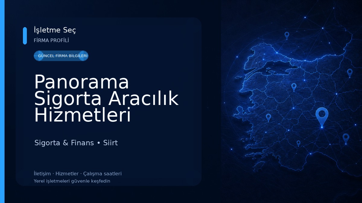 Panorama Sigorta Aracılık Hizmetleri 