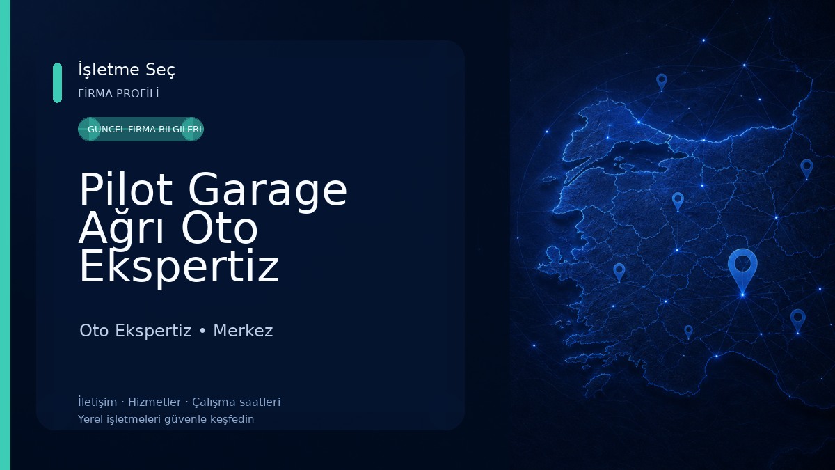 Pilot Garage Ağrı Oto Ekspertiz Oto Ekspertiz