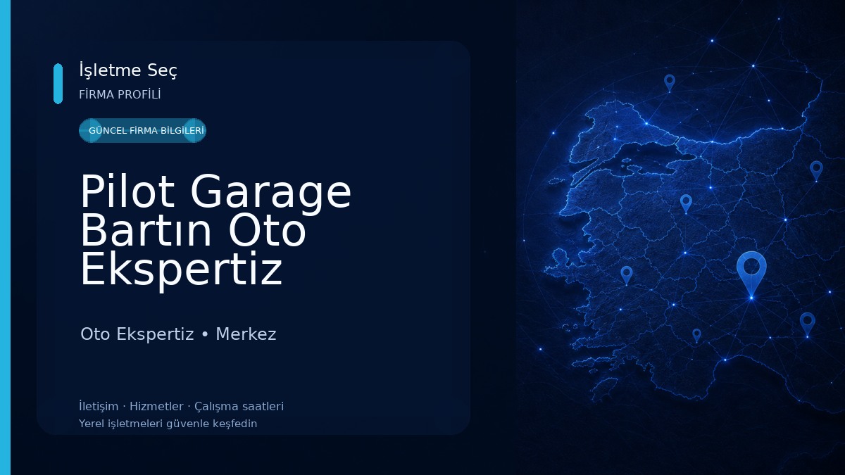 Pilot Garage Bartın Oto Ekspertiz Oto Ekspertiz