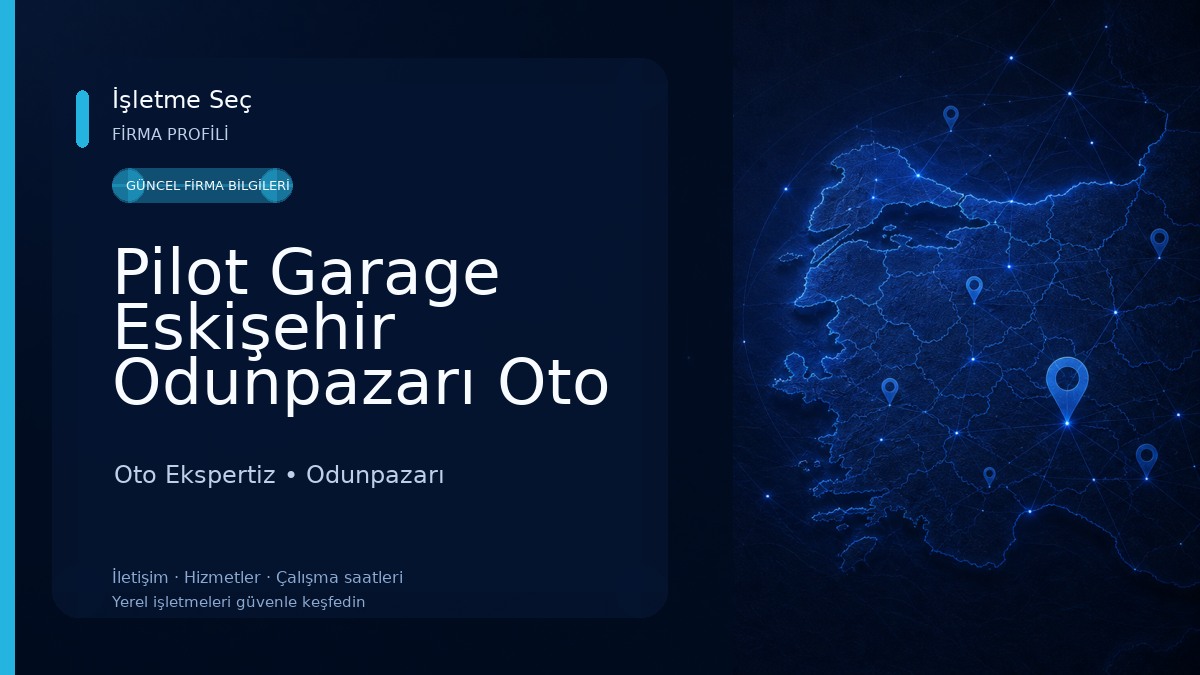 Pilot Garage Eskişehir Odunpazarı Oto Ekspertiz