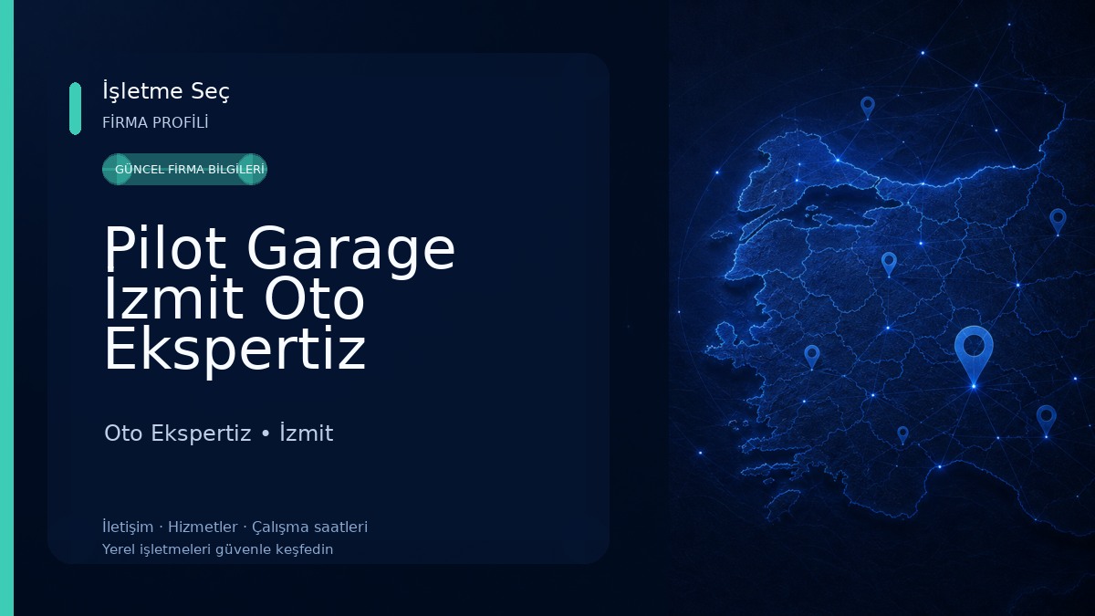 Pilot Garage İzmit Oto Ekspertiz Oto Ekspertiz