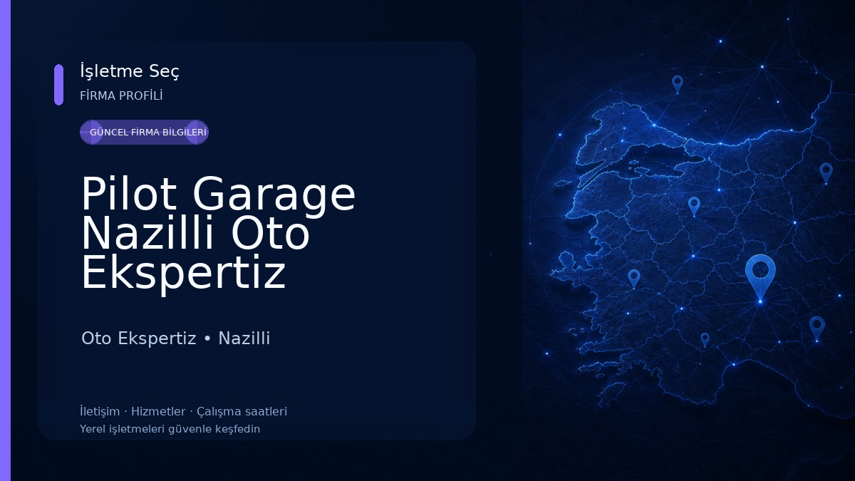 Pilot Garage Nazilli Oto Ekspertiz Oto Ekspertiz