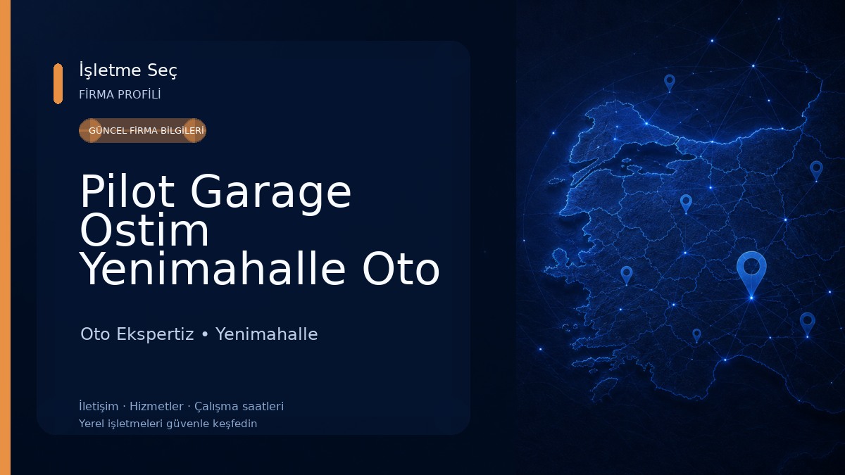 Pilot Garage Ostim Yenimahalle Oto Ekspertiz Oto Ekspertiz