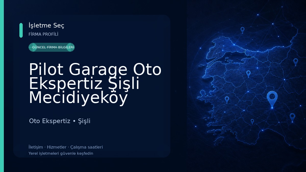 Pilot Garage Oto Ekspertiz Şişli Mecidiyeköy 