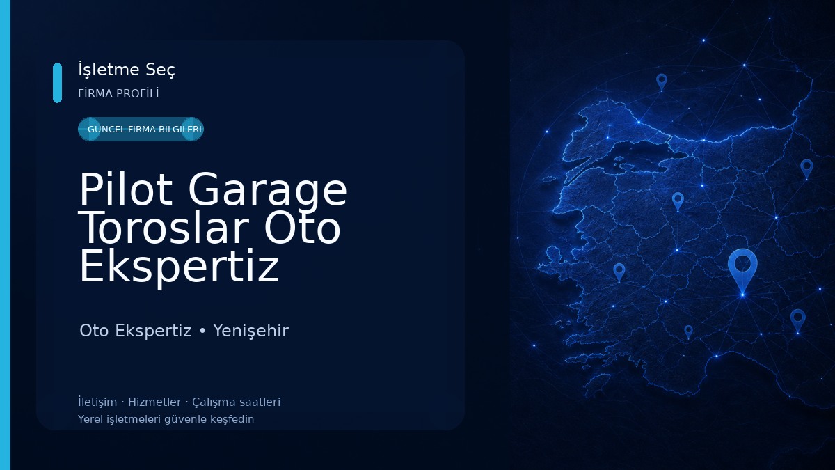 Pilot Garage Toroslar Oto Ekspertiz