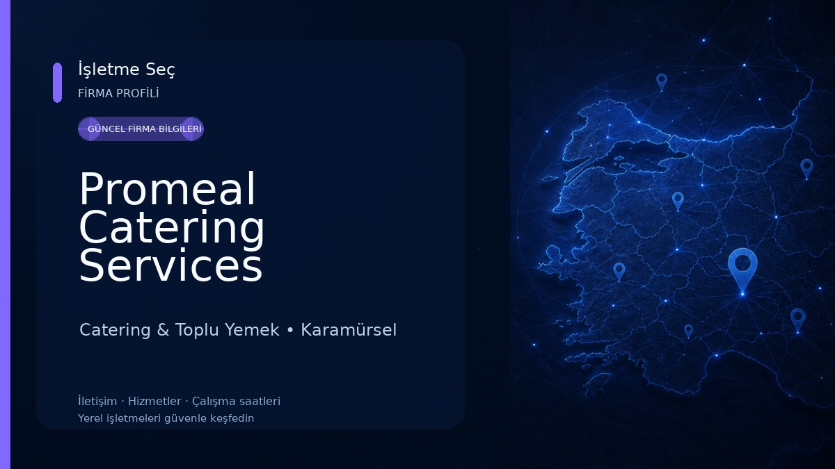 Promeal Catering Services Catering & Toplu Yemek