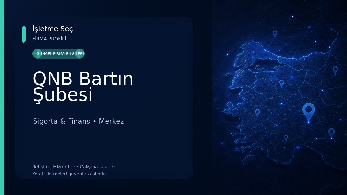 QNB Bartın Şubesi Sigorta & Finans