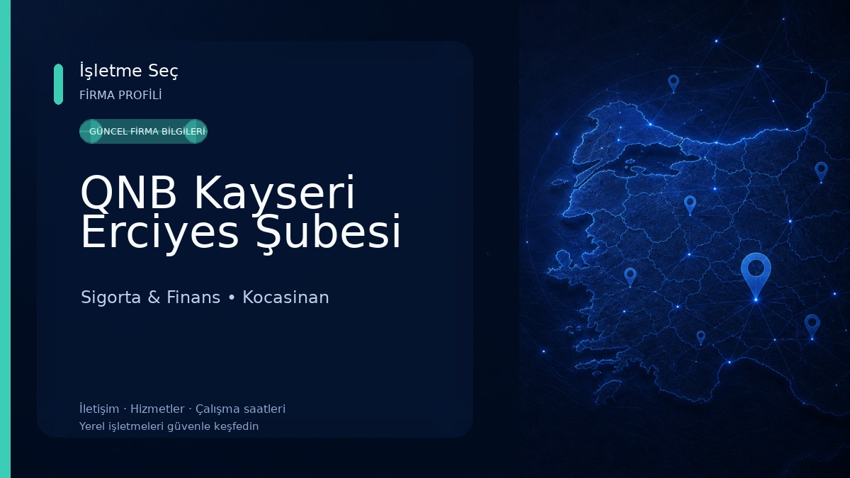 QNB Kayseri Erciyes Şubesi Sigorta & Finans