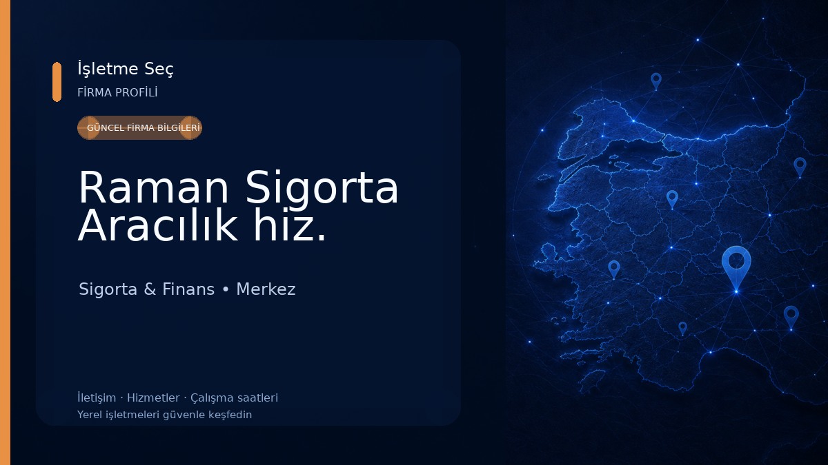 Raman Sigorta Aracılık hiz.