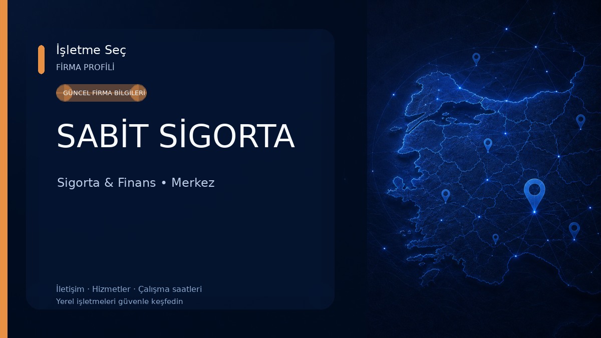 SABİT SİGORTA Sigorta & Finans
