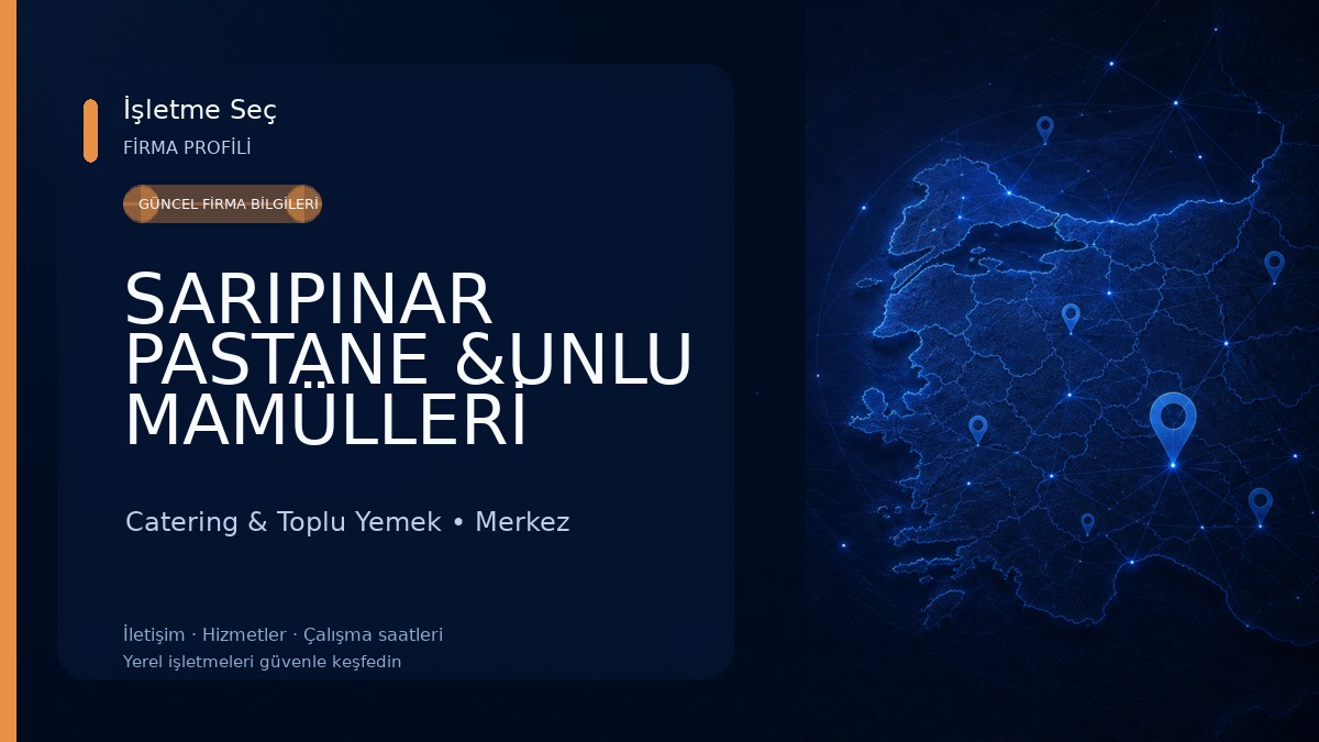 SARIPINAR PASTANE &UNLU MAMÜLLERİ