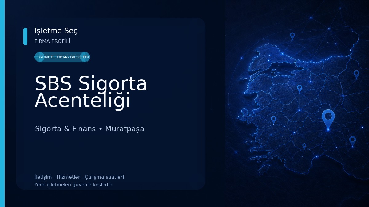 SBS Sigorta Acenteliği