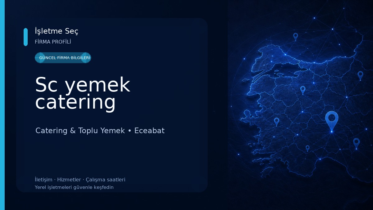 Sc yemek catering Catering & Toplu Yemek
