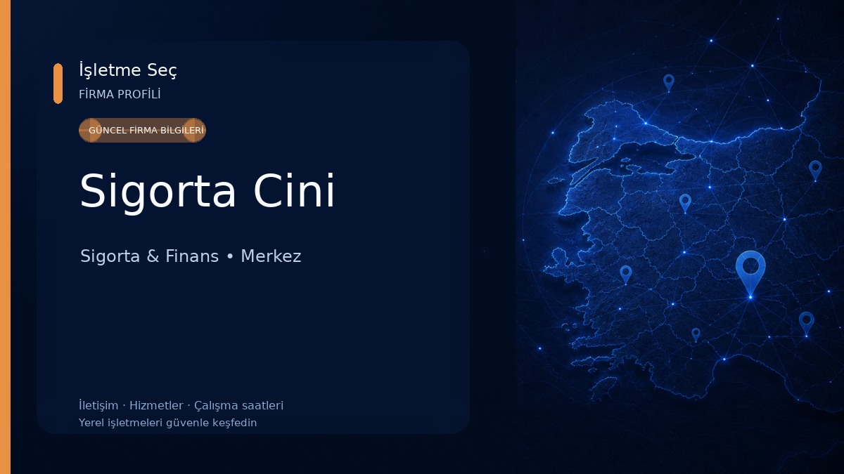 Sigorta Cini Sigorta & Finans