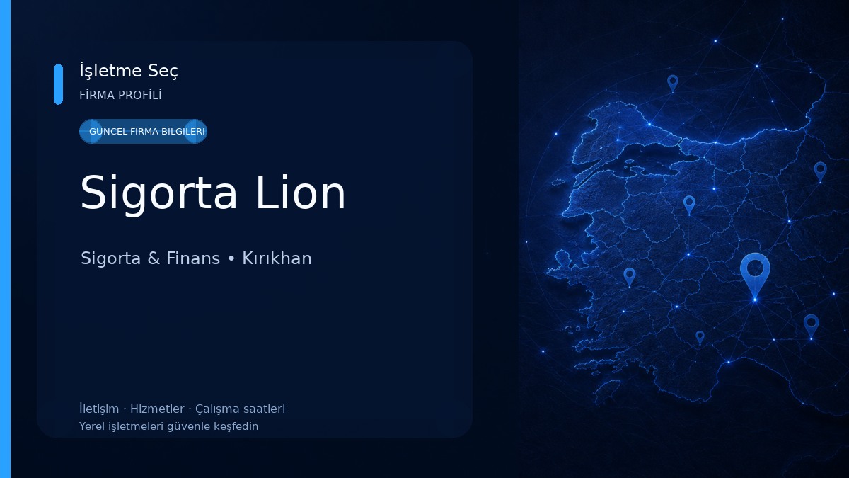 Sigorta Lion Sigorta & Finans