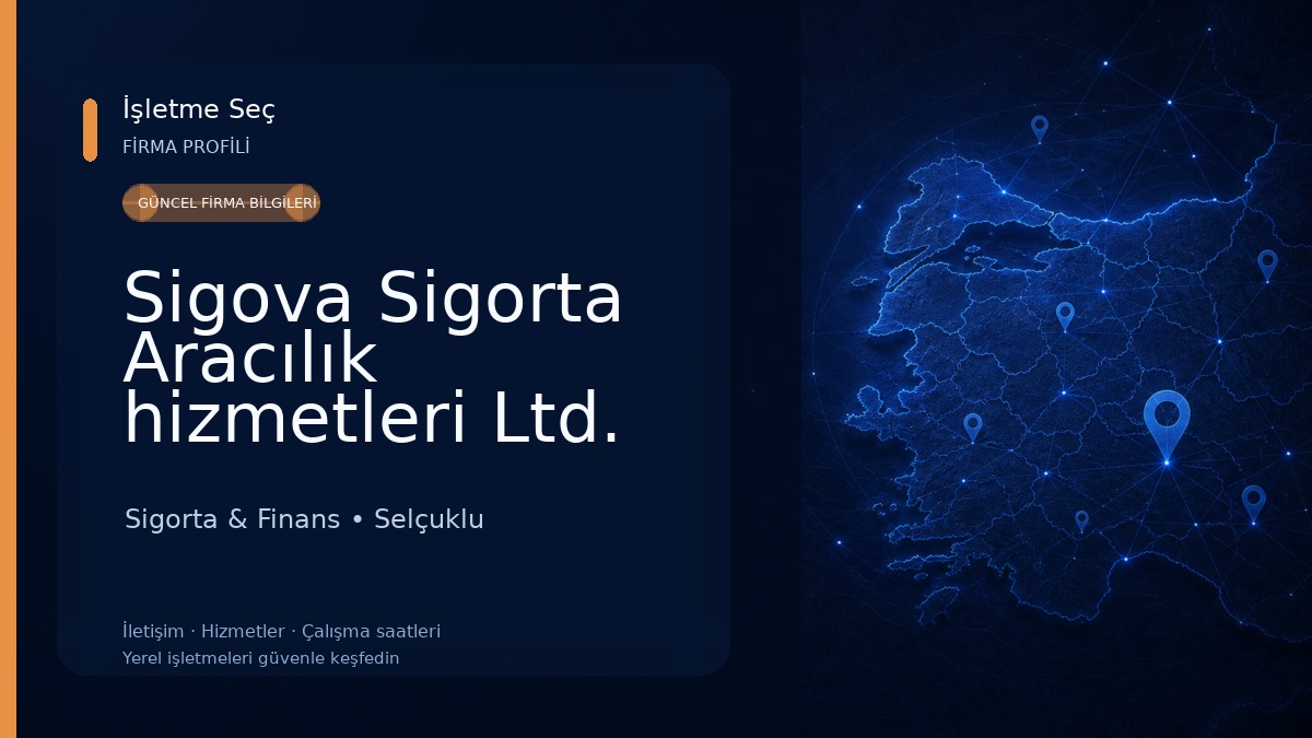 Sigova Sigorta Aracılık hizmetleri Ltd. Şti. Sigorta & Finans