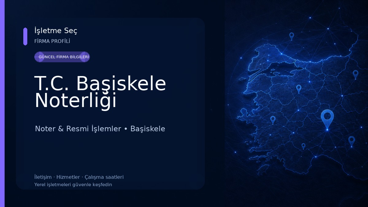 T.C. Başiskele Noterliği Noter & Resmi İşlemler