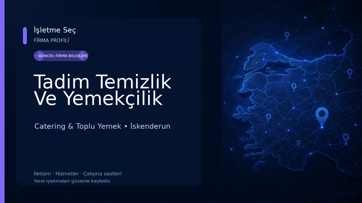 Tadim Temizlik Ve Yemekçilik