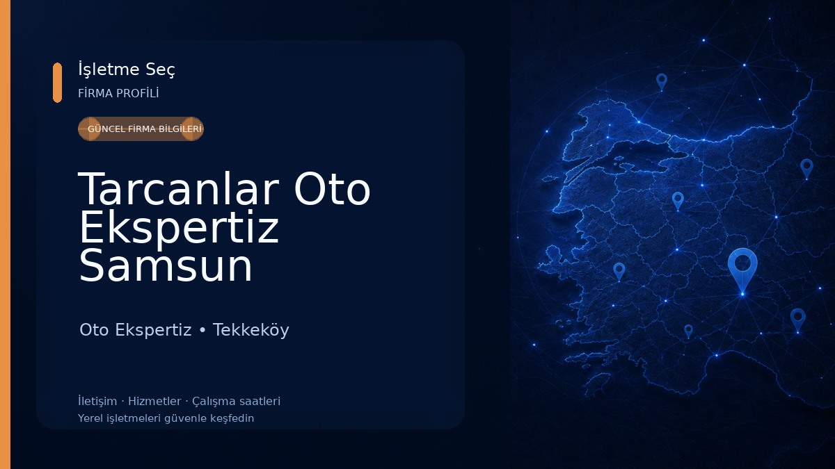 Tarcanlar Oto Ekspertiz Samsun Oto Ekspertiz