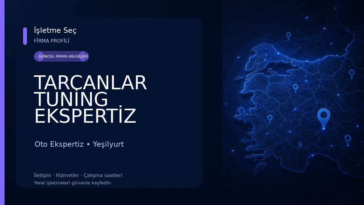 TARCANLAR TUNİNG EKSPERTİZ MALATYA 