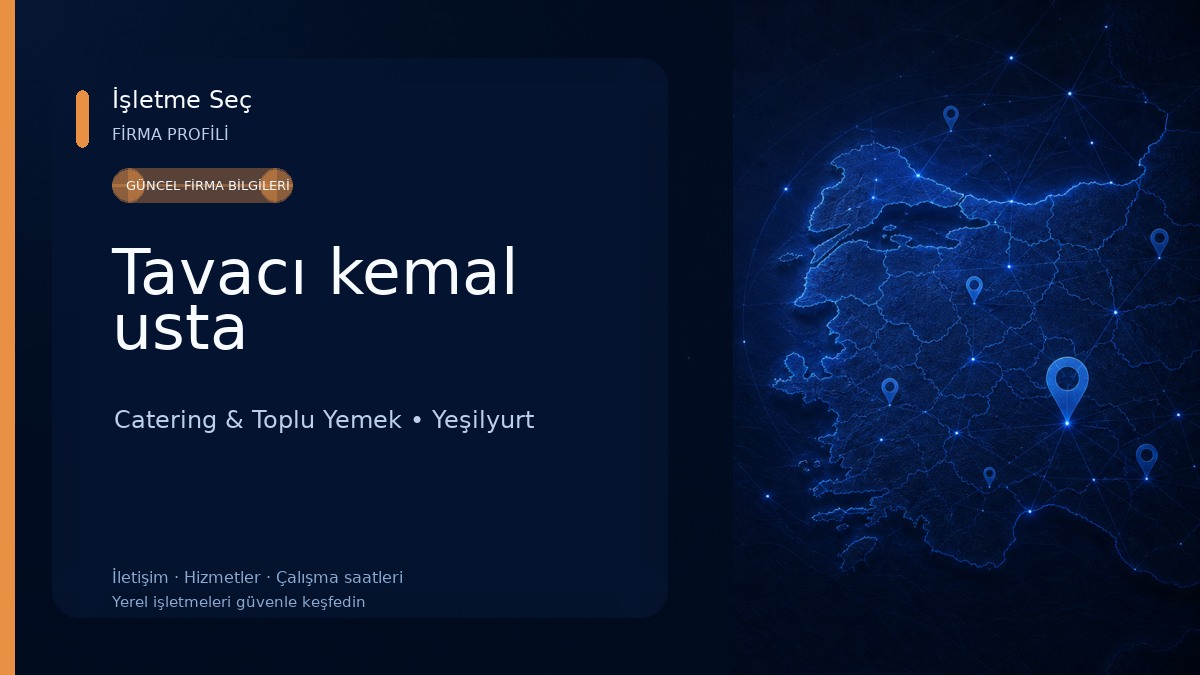 Tavacı kemal usta Catering & Toplu Yemek