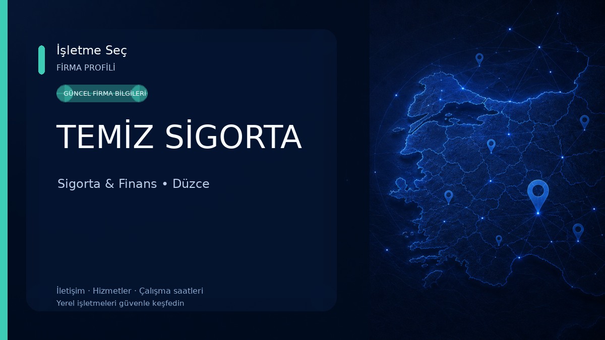 TEMİZ SİGORTA Sigorta & Finans