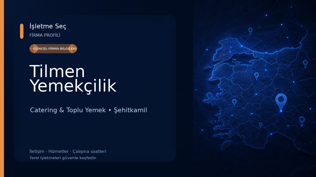 Tilmen Yemekçilik Catering & Toplu Yemek