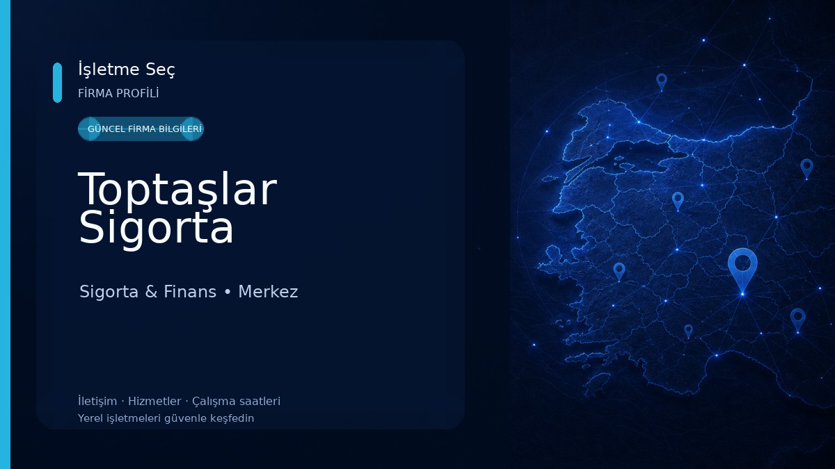 Toptaşlar Sigorta Sigorta & Finans