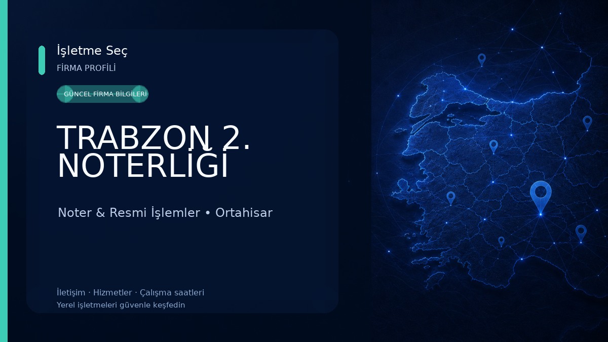 TRABZON 2. NOTERLİĞİ