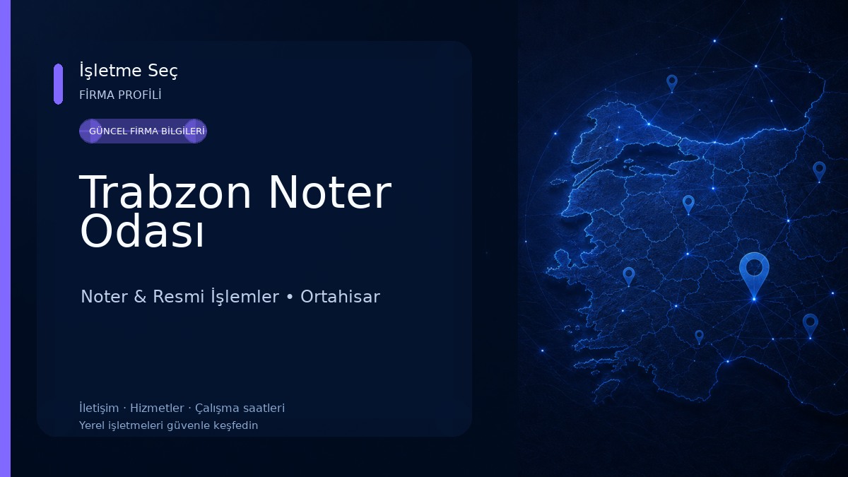 Trabzon Noter Odası 