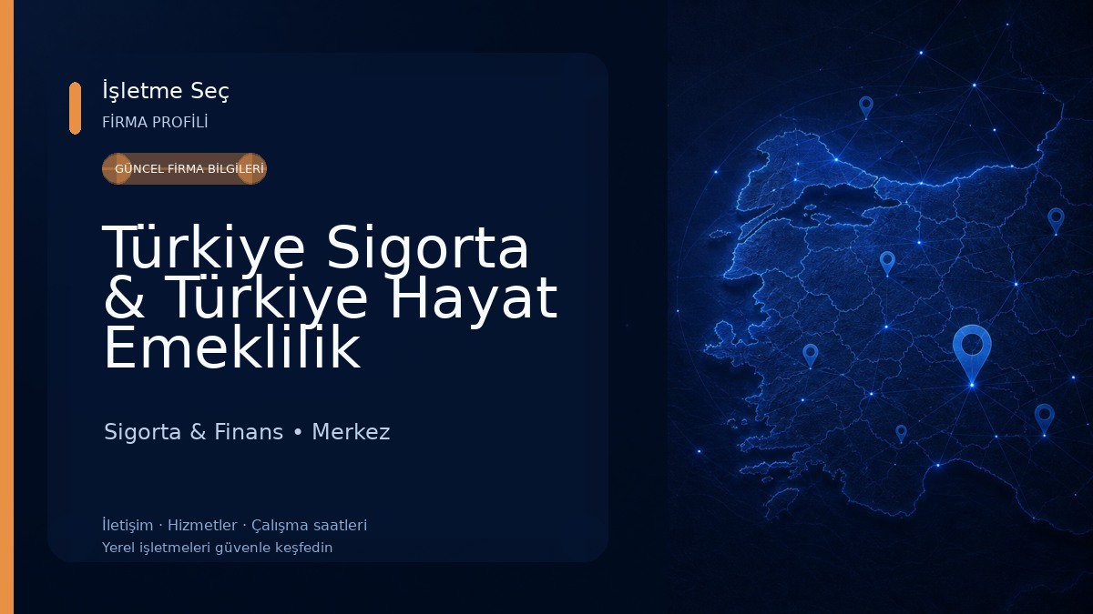 Türkiye Sigorta & Türkiye Hayat Emeklilik Sigorta & Finans